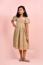 Yellow Printed Dress - Image 4