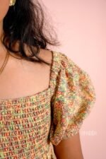 Yellow Printed Dress - Image 5