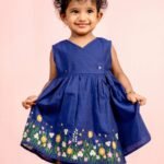 Overlap Embroidered Dress