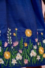 Overlap Embroidered Dress - Image 8