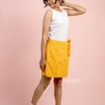 Mustard Yellow Corduroy Skorts