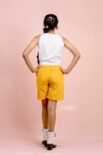Mustard Yellow Corduroy Skorts - Image 9
