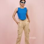 Knitted Blue Fancy Top