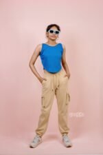 Knitted Blue Fancy Top