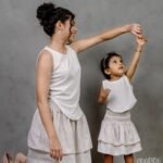 Knitted Jacquard Ecru Crop Top