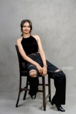 Velvet Halter Neck Top - Image 7