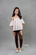 Printed Beige Yellow Top - Image 6