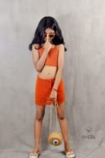 Rust Orange Co-ord Set (Skirt & Top) - Image 5