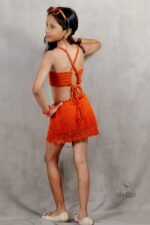 Rust Orange Co-ord Set (Skirt & Top) - Image 3