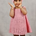 Handmade Baby Pink Crochet Dress