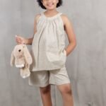 Printed Beige Yellow Co-Ord Set