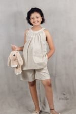 Printed Beige Yellow Co-Ord Set