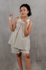 Printed Beige Yellow Co-Ord Set - Image 2