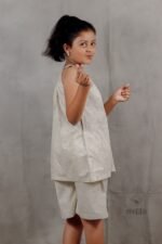 Printed Beige Yellow Co-Ord Set - Image 5